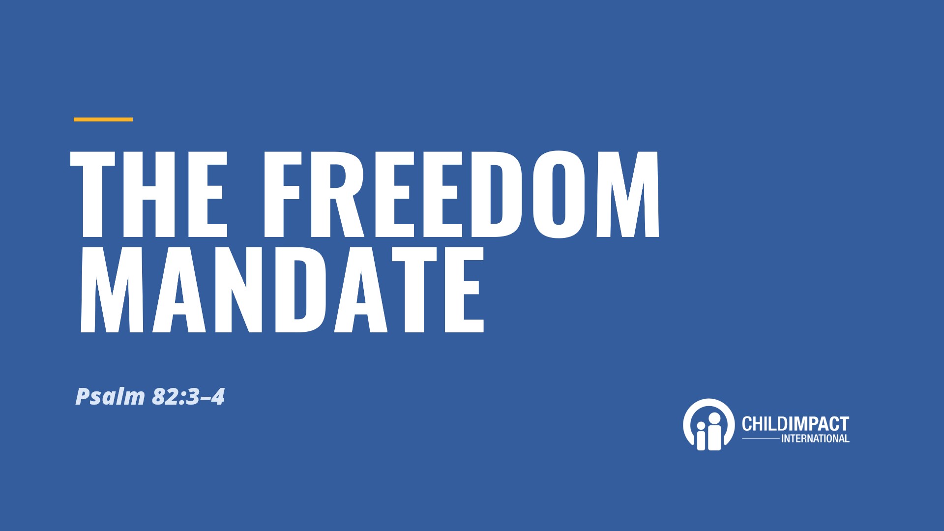 The Freedom Mandate